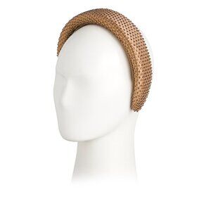 EUGENIA KIM Camel Cora Crystal Embellished High Headband